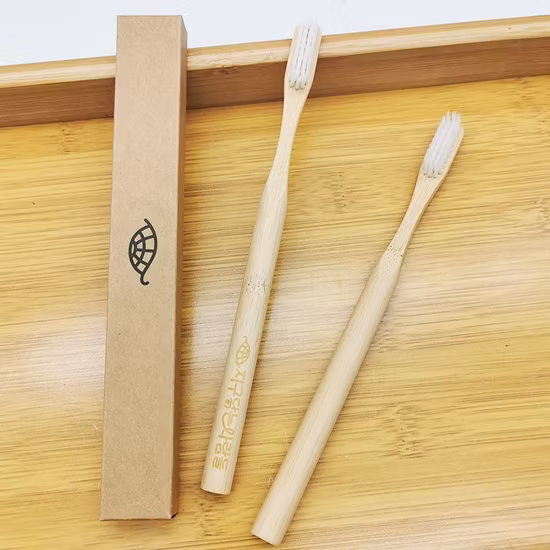 Wholesale Natural 100% Biodegradable OEM Bamboo Toothbrush